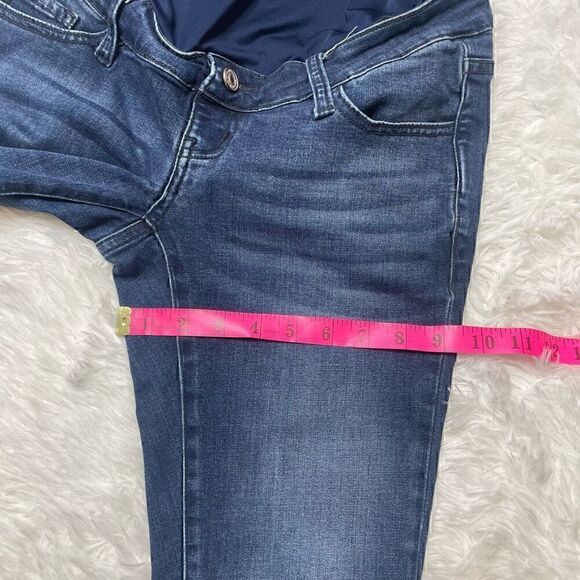 Kancan Maternity Jeans Womens Size 7 / 27 Skinny Stretch Full Panel Belly - Picture 6 of 14